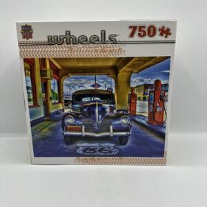 MasterPiece.  Kicks on Route 66. 750 Piece Puzzle 51417 Linda Berman